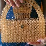 Torebka wieczorowa z akrylowych koralików - wieczorowa torebka