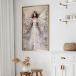 Anioł w Odcieniach Beżu 40x50 cm, 8-2-0042 - wizualizacja