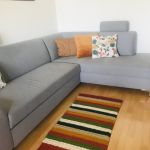 Dywan prostokątny z sznurka bawełnianego 62x96cm wielokolorowy - 