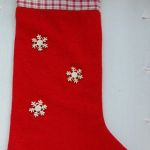 Czerwona skarpeta świąteczna - 