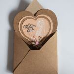 Kartka ślubna W dniu ślubu serce - W kopercie 3D