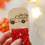 Makramowa zakładka do książki Dyniowy wóz - 