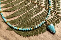 SERCE Z AMAZONITU - NASZYJNIK RÓWNOWAGI I KREATYWNOŚCI