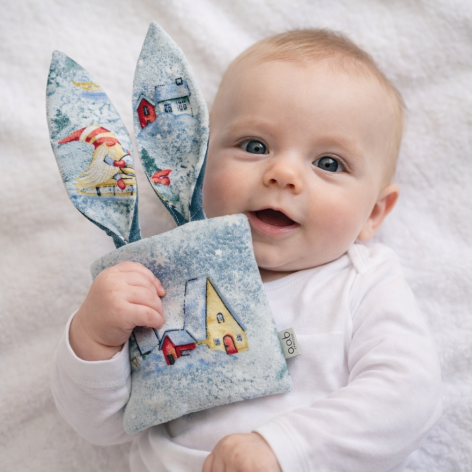 Szmatka sensoryczna z uszkami Domek (425976)