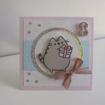 Kartka na urodziny kotek Pusheen - Kartka na urodziny kotek Pusheen