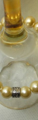 66. Bransoleta z pereł szklanych 10mm