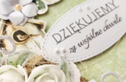 Podziękowanie/ręcznie robiona kartka