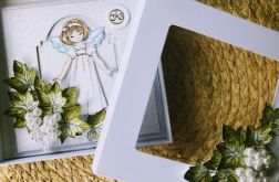 139,Komunia – kartka w pudełku dla dziewczynki