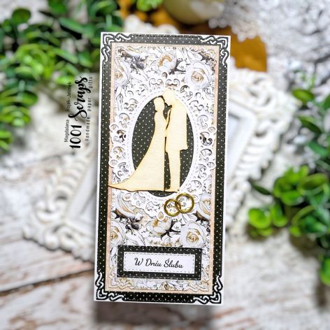 Kartka ślubna do koperty nr 4