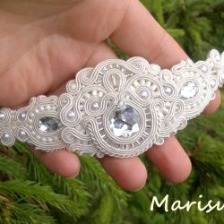 Bransoletka Ecru & Kryształy