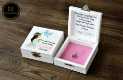 Pudełko na łańcuszek - prezent na komunię 1