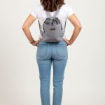 Szary mini workoplecak - 