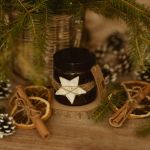 Świeca sojowa o świątecznym zapachu  - świeca sojowa święta gwiazdka