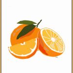 Grafika do kuchni i jadalni - Pomarańcze - Z bliska