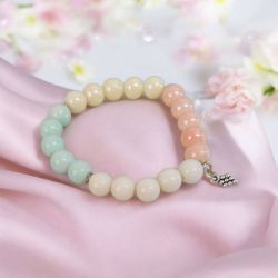 Bransoletka na gumce pastel