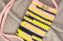 Etui na telefon,mała kolorowa torebka na ramię.