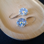 Wiszące Kolczyki "Crystal Vitrail" - delikatne kolczyki