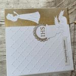 Komunia św. kartka scrapbooking dziewczynka - 