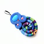 Blue Masai kolczyki sutasz - 