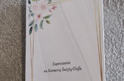 Zaproszenie komunijne #czystabiel nr.12