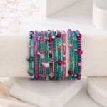 Zestaw 11 Bransoletek Mocy - Jadeit, Turkus i Kwarc | Handmade - 