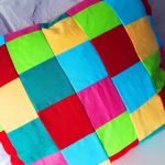 Patchworkowa kolorowa poduszka - Patchwork