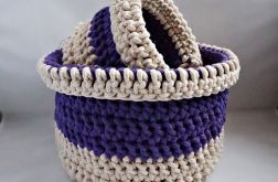 Jagody ze śmietaną - komplet koszyków