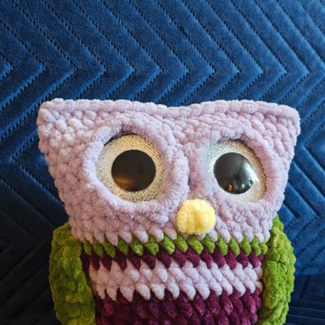 Sówka Lucyna - ręcznie wykonana