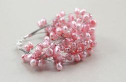 Perły w oplocie - piękna bransoletka