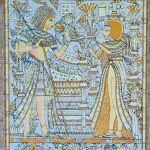 Papirus, Historia Małżeństwa, 30x40cm, Oryginalny 100%, Egipt, Obraz, papier papirusowy 06 - 