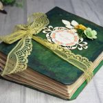 Zielony album, pamiętnik dla dziewczynki, księga gości - prezent na urodziny na dzień matki pod choinkę