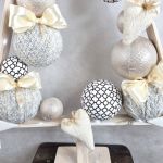 Delikatna drewniana choinka LED - 