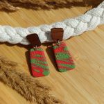 "Lexi II" - kolczyki z gliny polimerowej. - oryginalny wzór