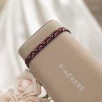 Pieśń Karminu - ręcznie szyta bransoletka. - 