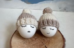 Czapeczki na jajka wielkanocne - zestaw 2 szt.
