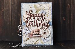 Happy birthday - urodzinowa kartka z pieskiem