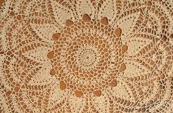 serwetka szydełkowa , bieżnik, kremowy,