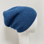 Czapka przejściowa cienka beanie smerf bawełna 27 - czapka bawełniana