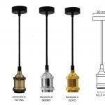 Lampa wisząca Tendro z tektury falistej - Zawiesie dostępne w 4 kolorach.