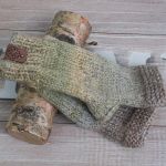 Mitenki z wełną Kolory Ziemi II - 