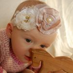 Retro opaska niemowlęca - 