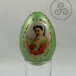 Jajko ażurowe zielone "Dama" - egg
