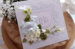 Kartka w pudełku na Pierwszą Komunię Świętą