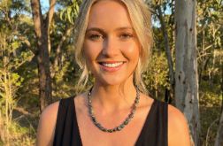 Naszyjnik "Australijska Galaktyka"opal Matrix