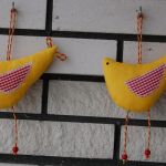 Wiosenna ptaKURA - zawieszka - 