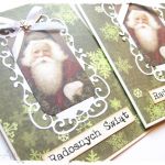 Kartka świąteczna z mikołajem - 