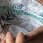 Różowa listonoszka z kominem patchwork - 