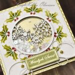 Wesołych Świąt - shaker ze śnieżynkami - Shaker - detal III