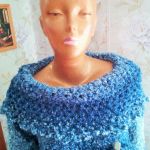sweter boucle duży kołnierz golf - sweter duży kołnierz , luźny sweter , golf