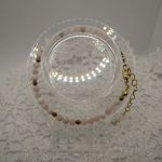 Delikatna bransoletka z różowym opalem 06 - 